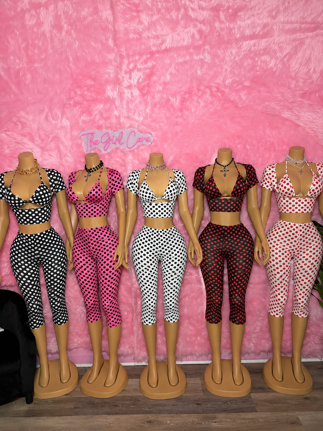 Polka Dot Capri 3 Piece