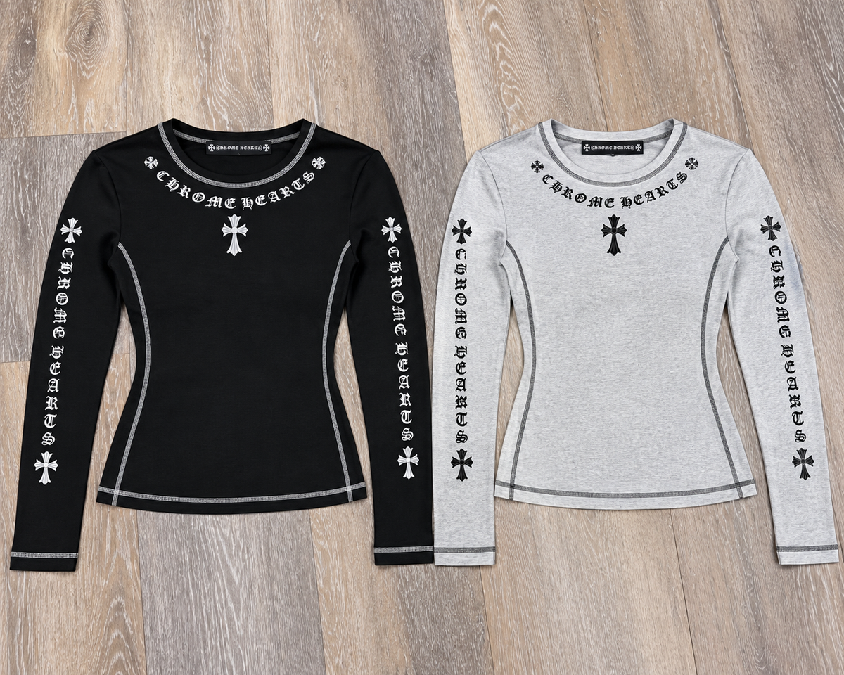 Long Sleeve Slinky Cotton Top