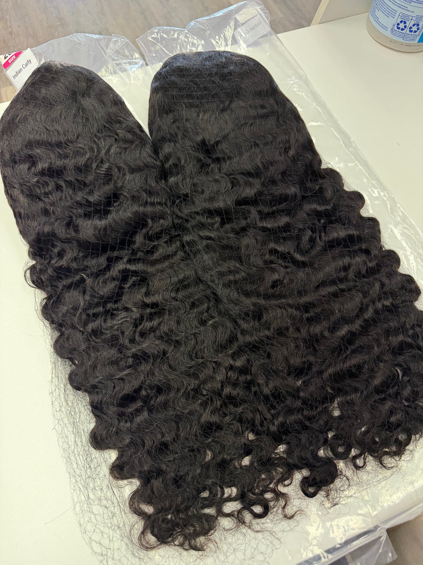 $155 Sale 20’ 13x6 INDIAN CURLY Transparent Virgin Wigs 210% Density
