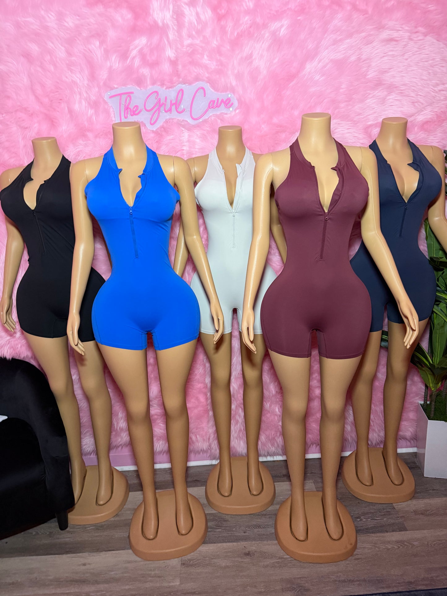 Butt Scrunch Tank Romper