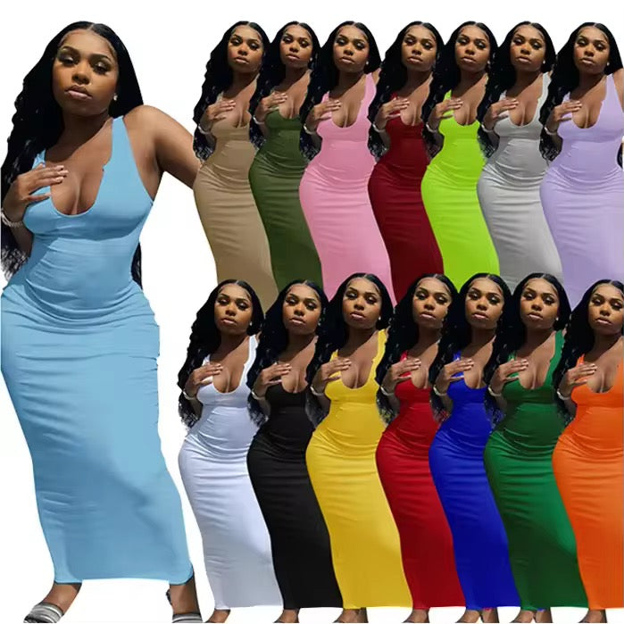 Ribbed Cotton Sundresses