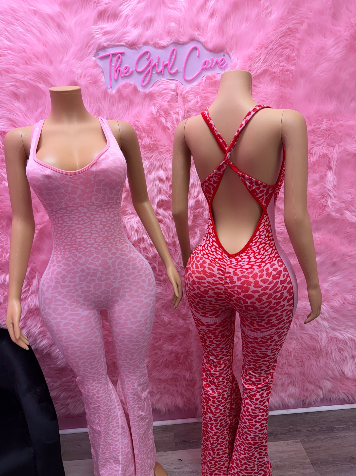 Cheetah Butt Scrunch Jumpsuit