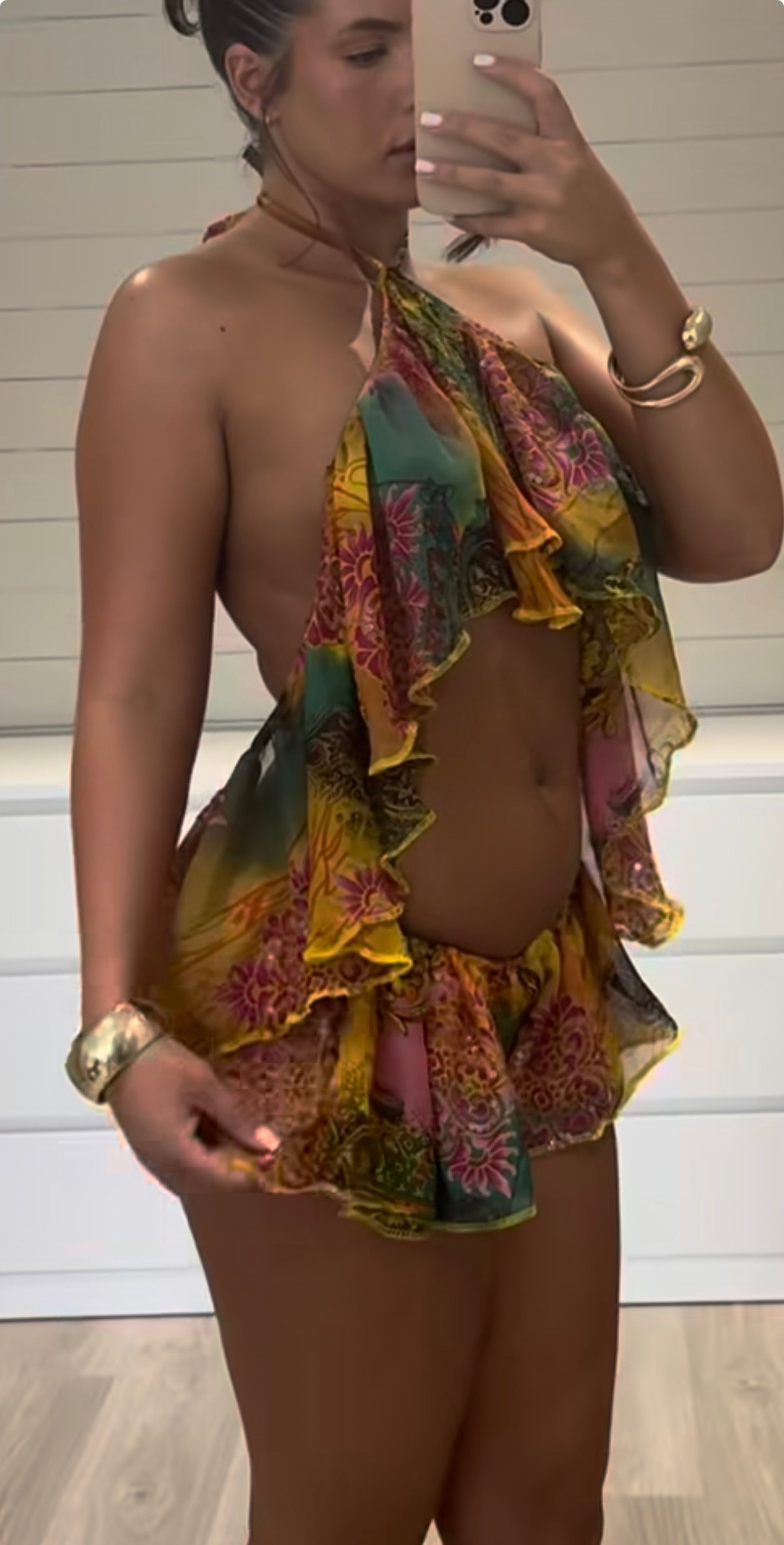 Chiffon Short Set
