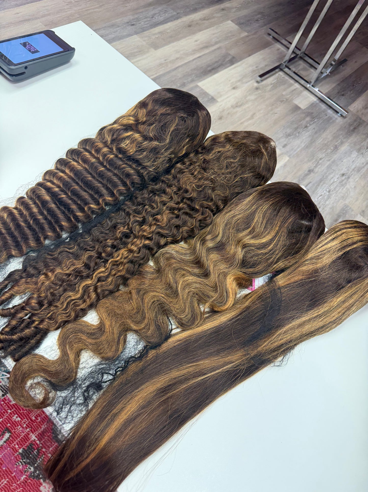 Highlight 13x6 Transparent Virgin Wigs 210% Density
