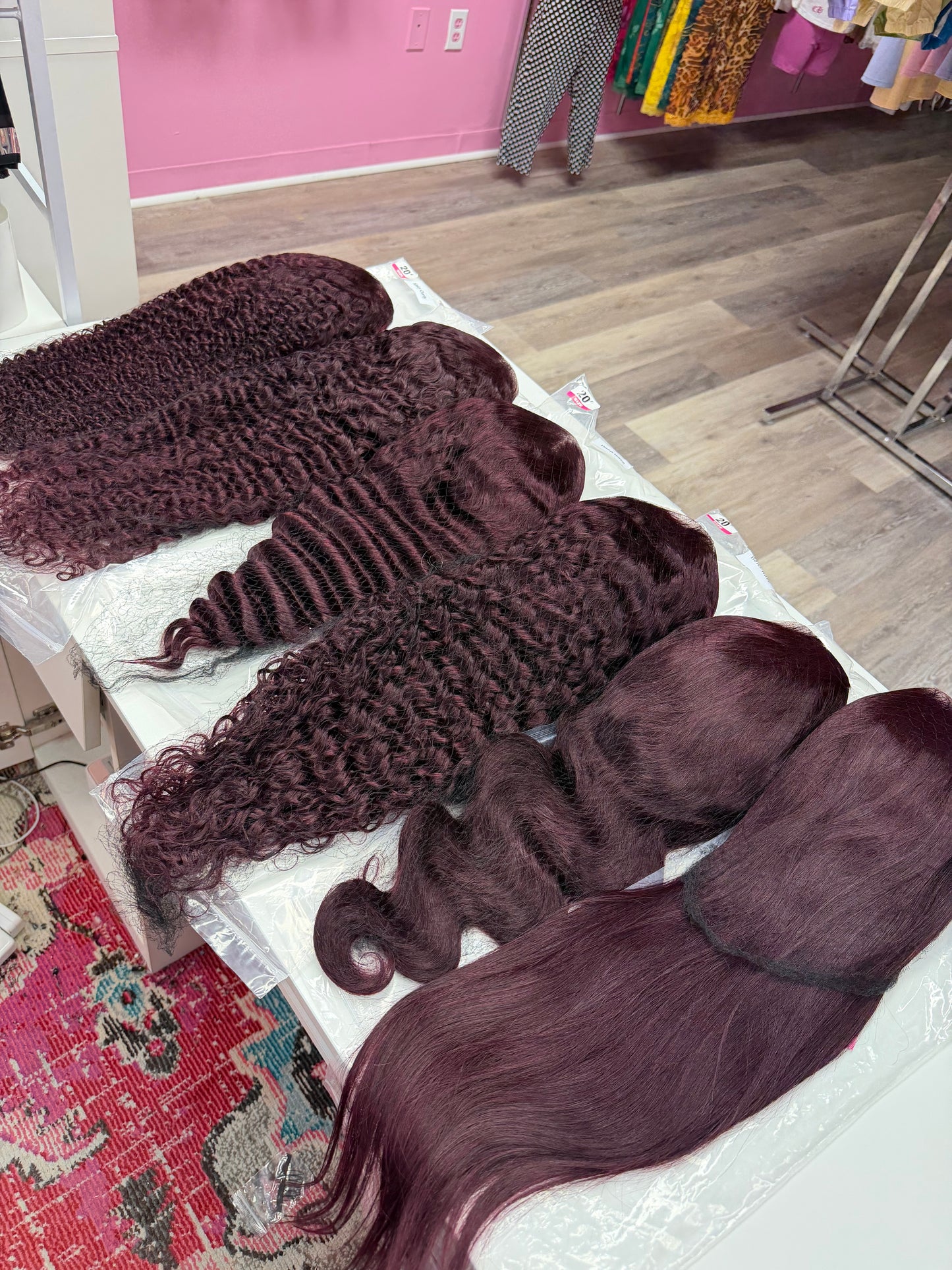 $155 SALE Cherry Chola 20' 13x6 Transparent Virgin Wigs 210% Density