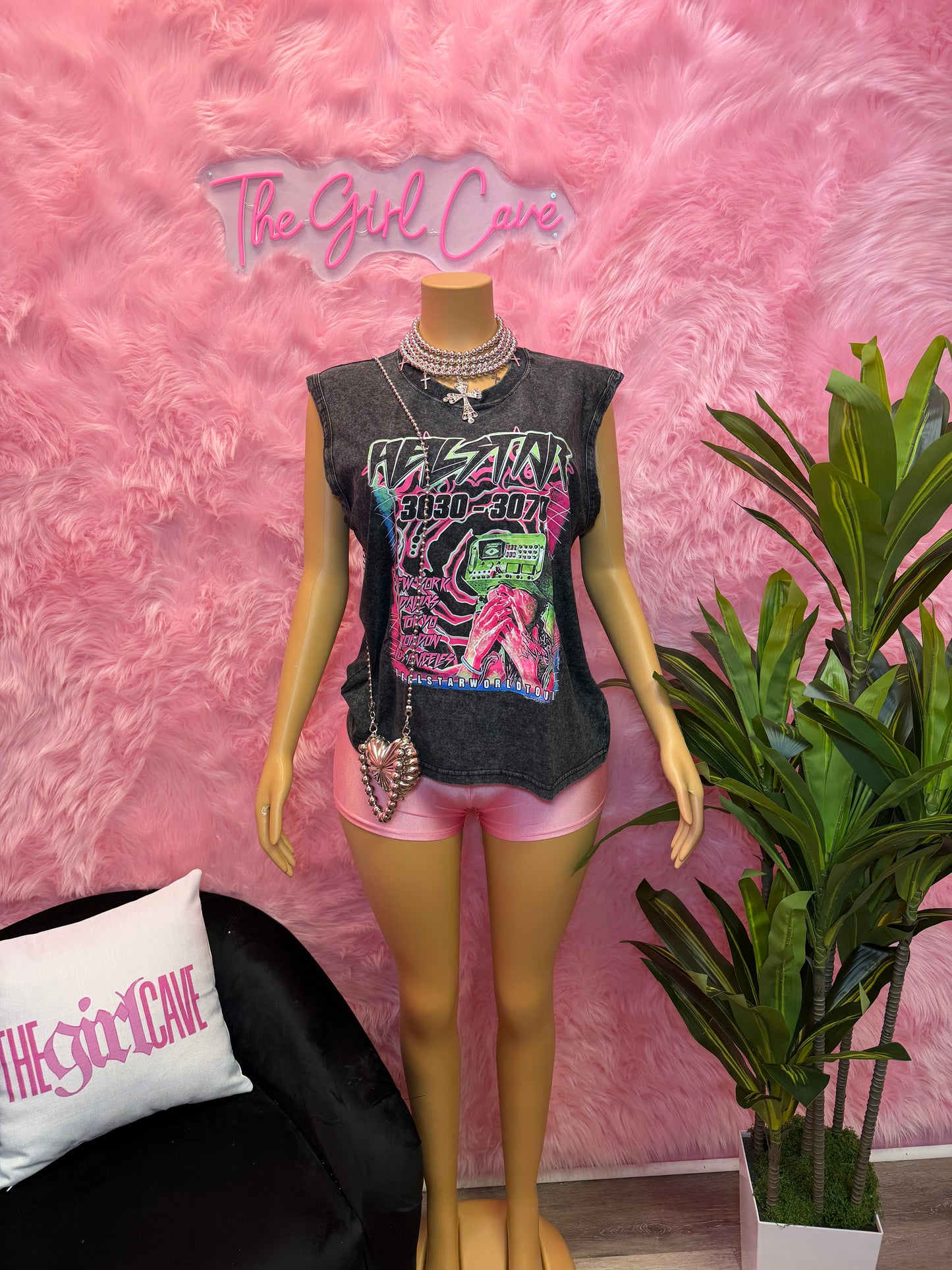 H*ll Star Pink Short Set