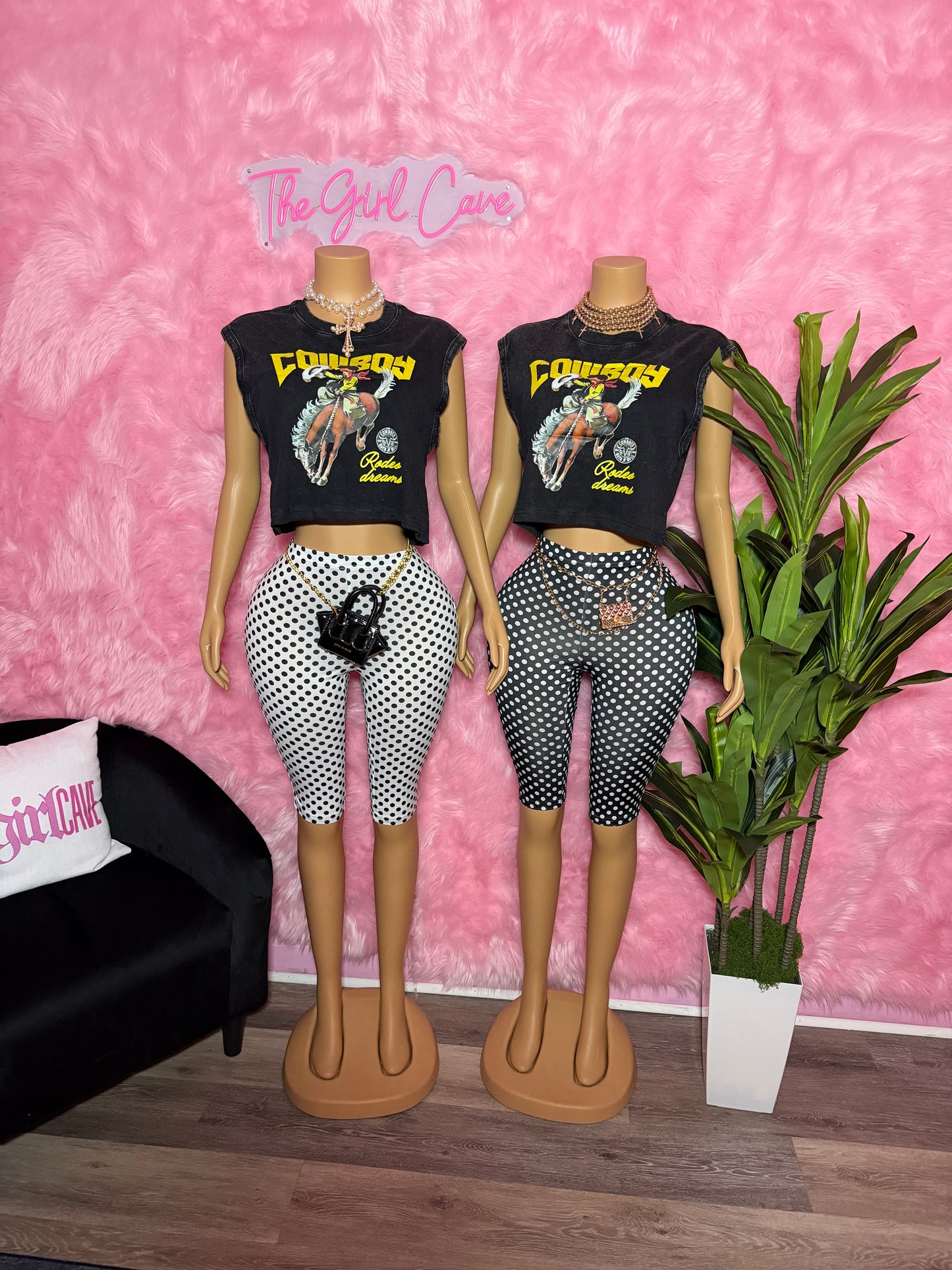 Cowboy Capri Muscle Tank Sets
