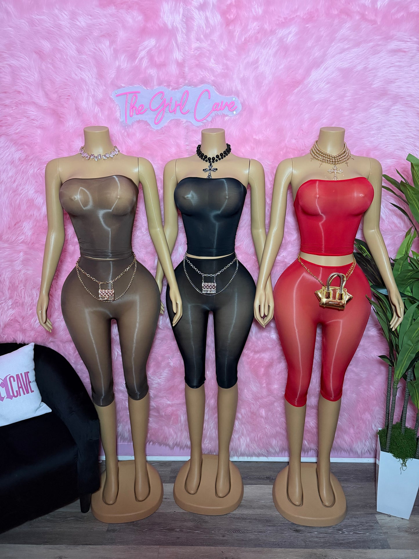 Tube Top Capri Sets