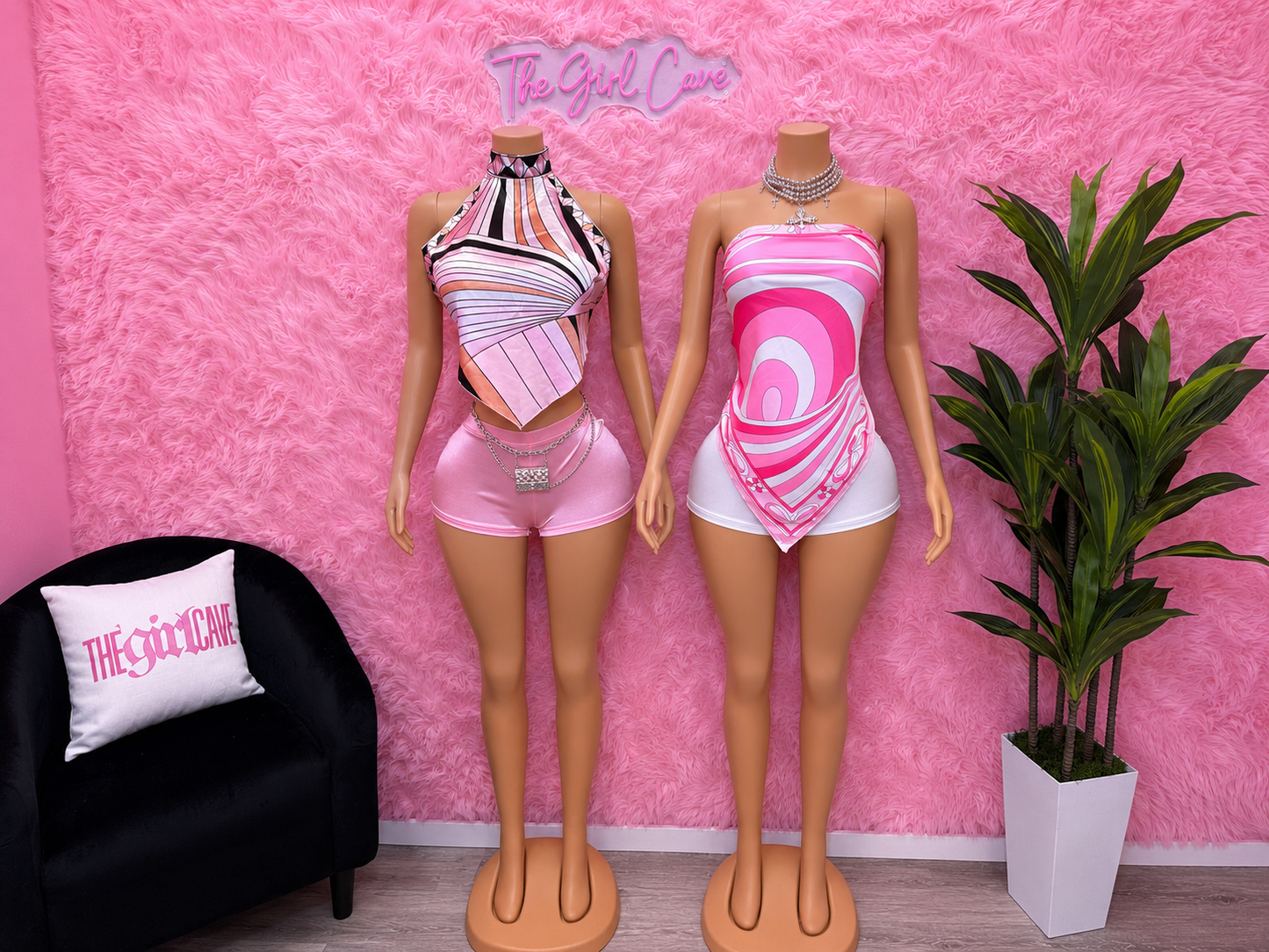 Scarf Short Set