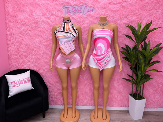 Scarf Short Set