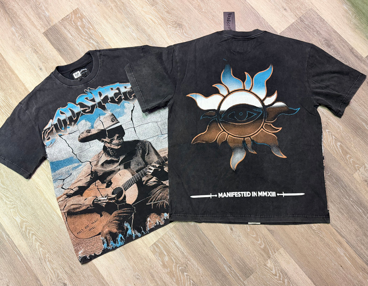 Guitar Cowboy Graphic T-Shirt