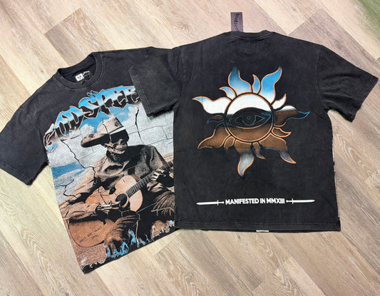 Guitar Cowboy Graphic T-Shirt