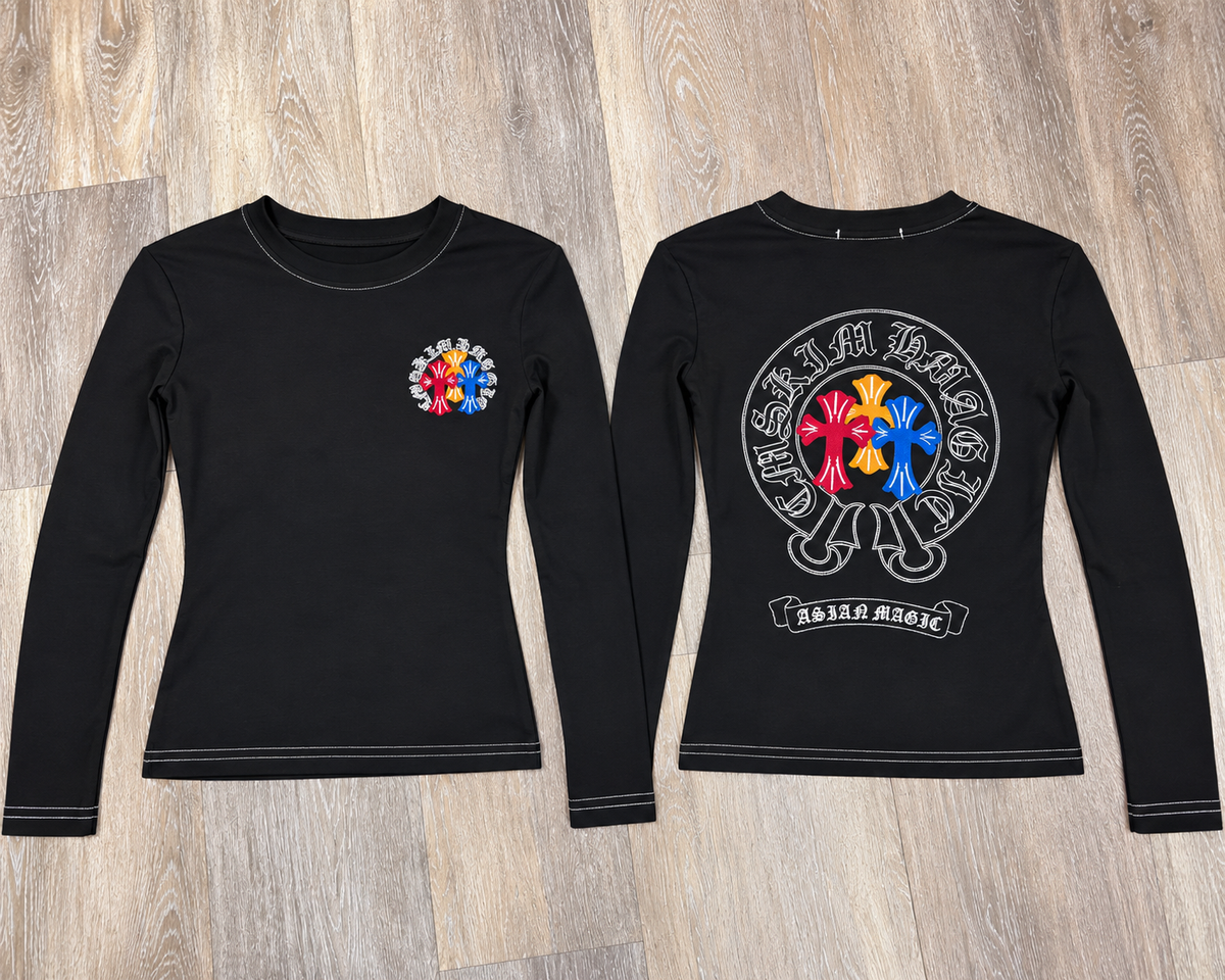 Long Sleeve Slinky Cotton Top