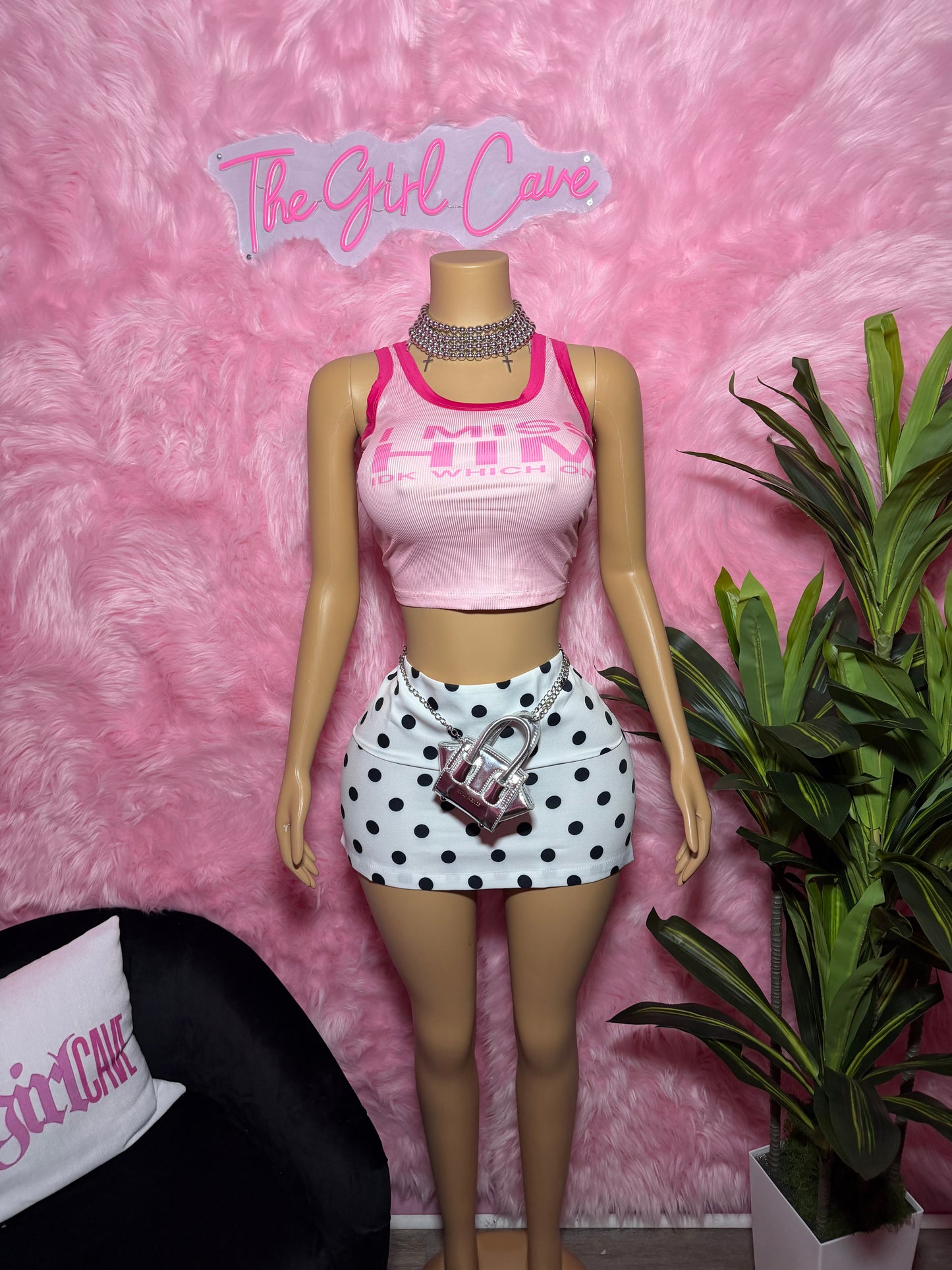 Polka Dot Skirt Set