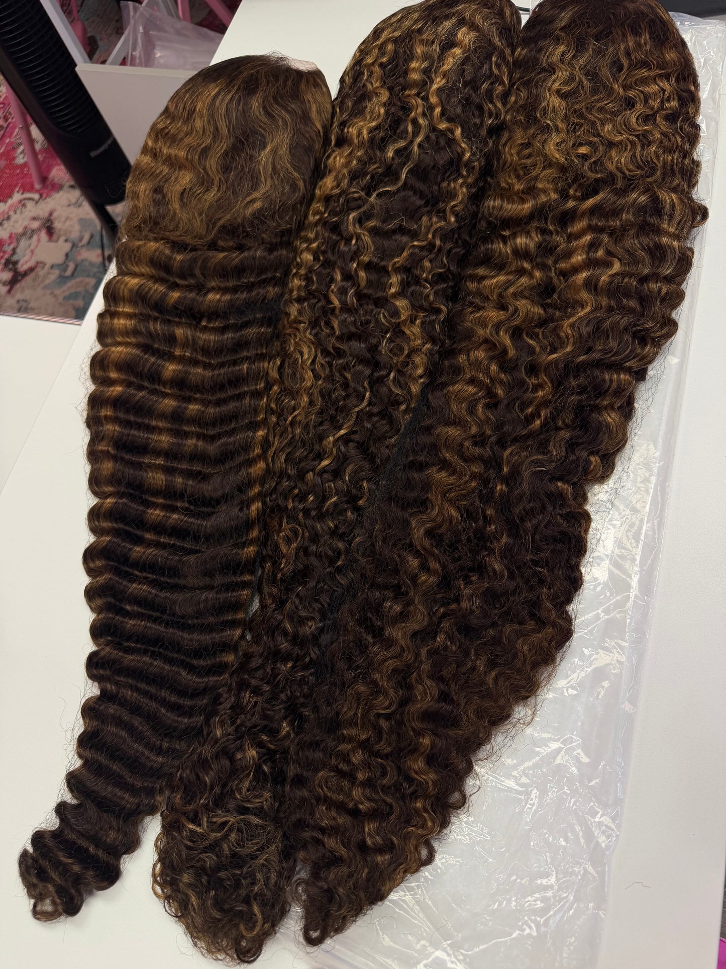 Highlight 13x6 Transparent Virgin Wigs 210% Density