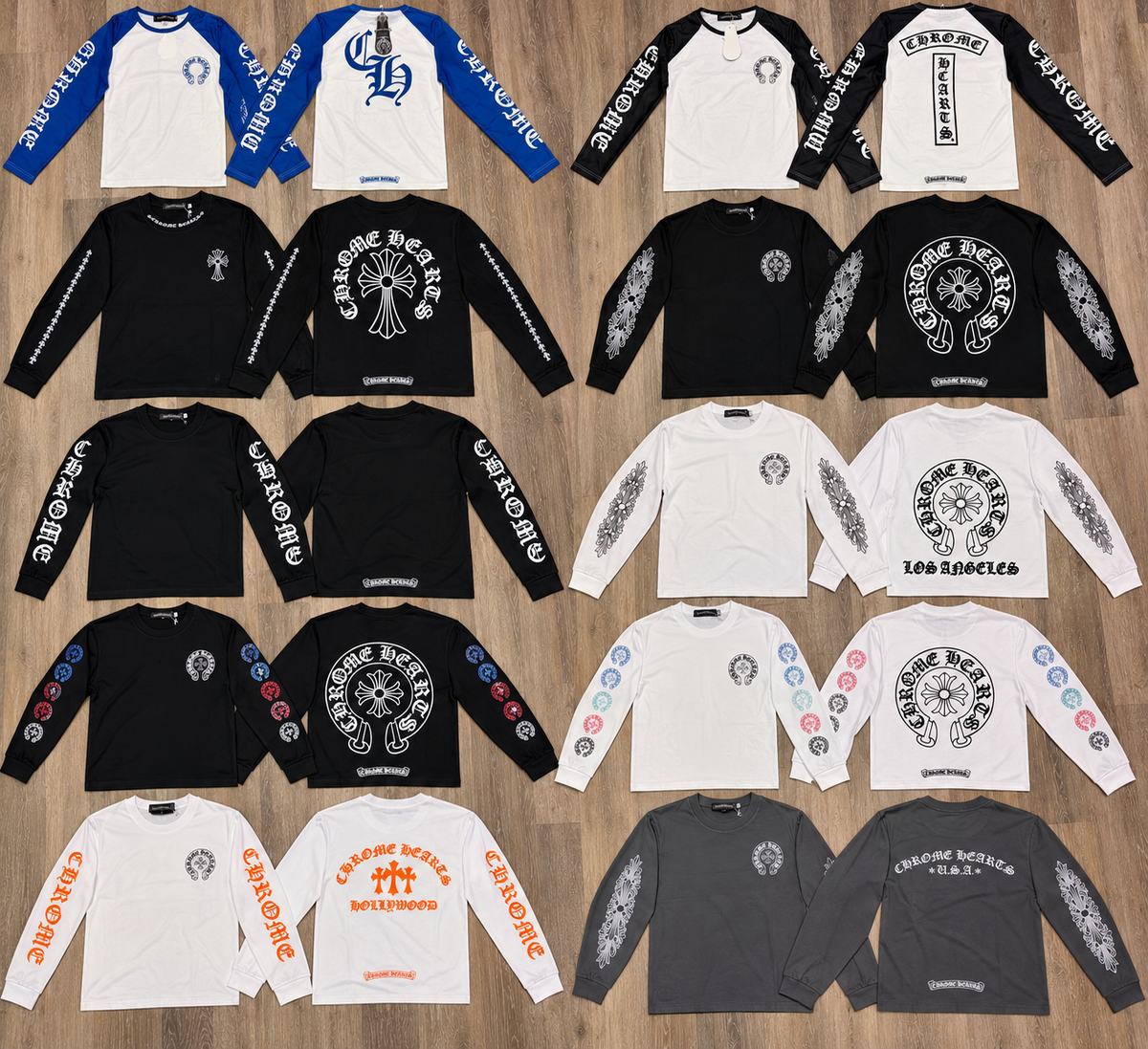 Chrome Long Sleeve Tops