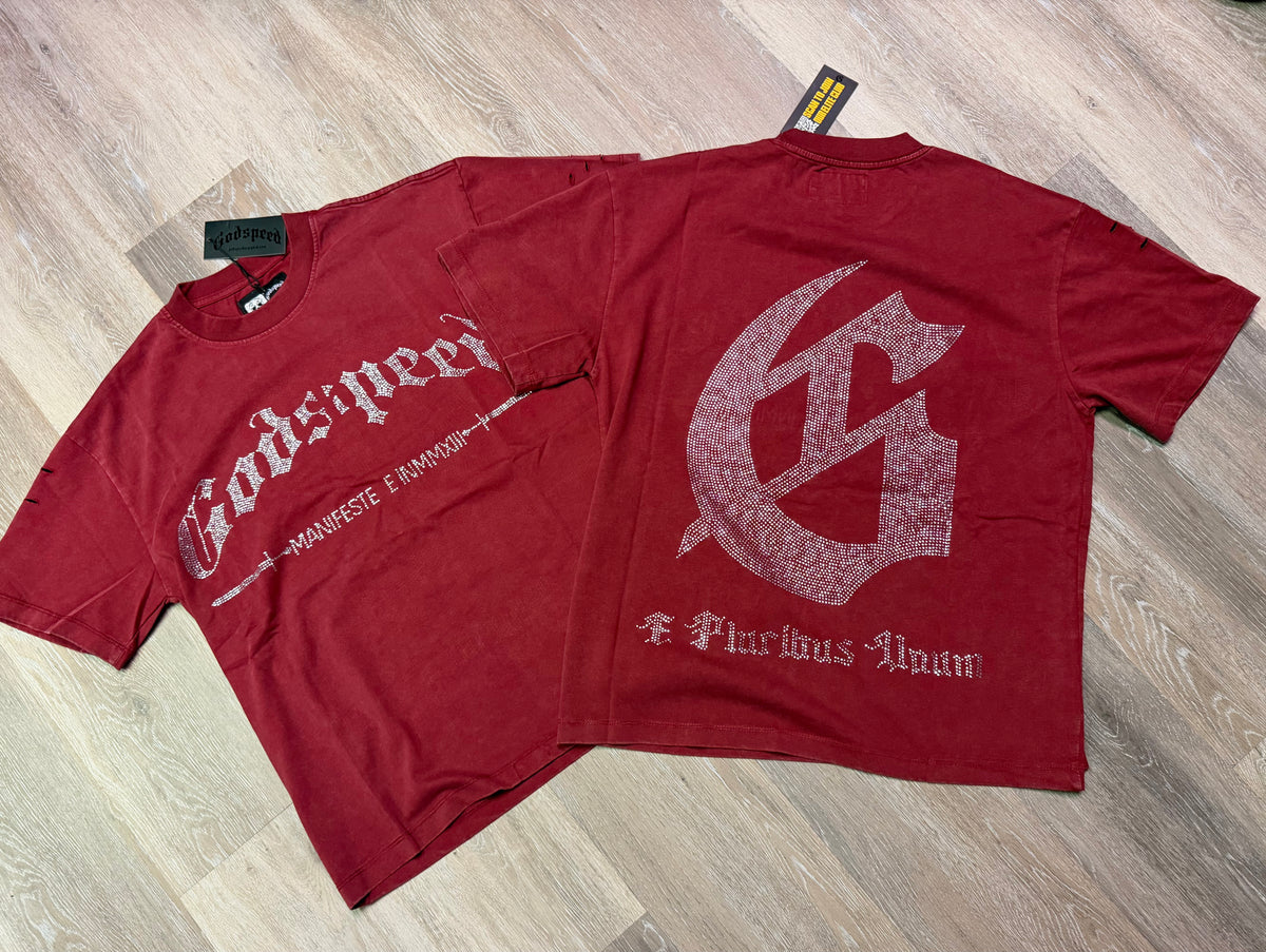 Burgundy G Graphic T-Shirt