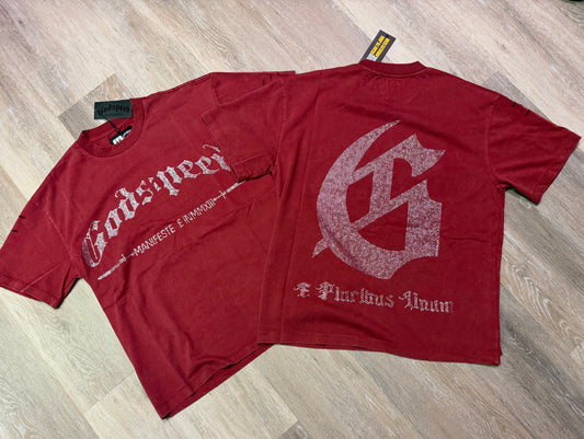 Burgundy G Graphic T-Shirt