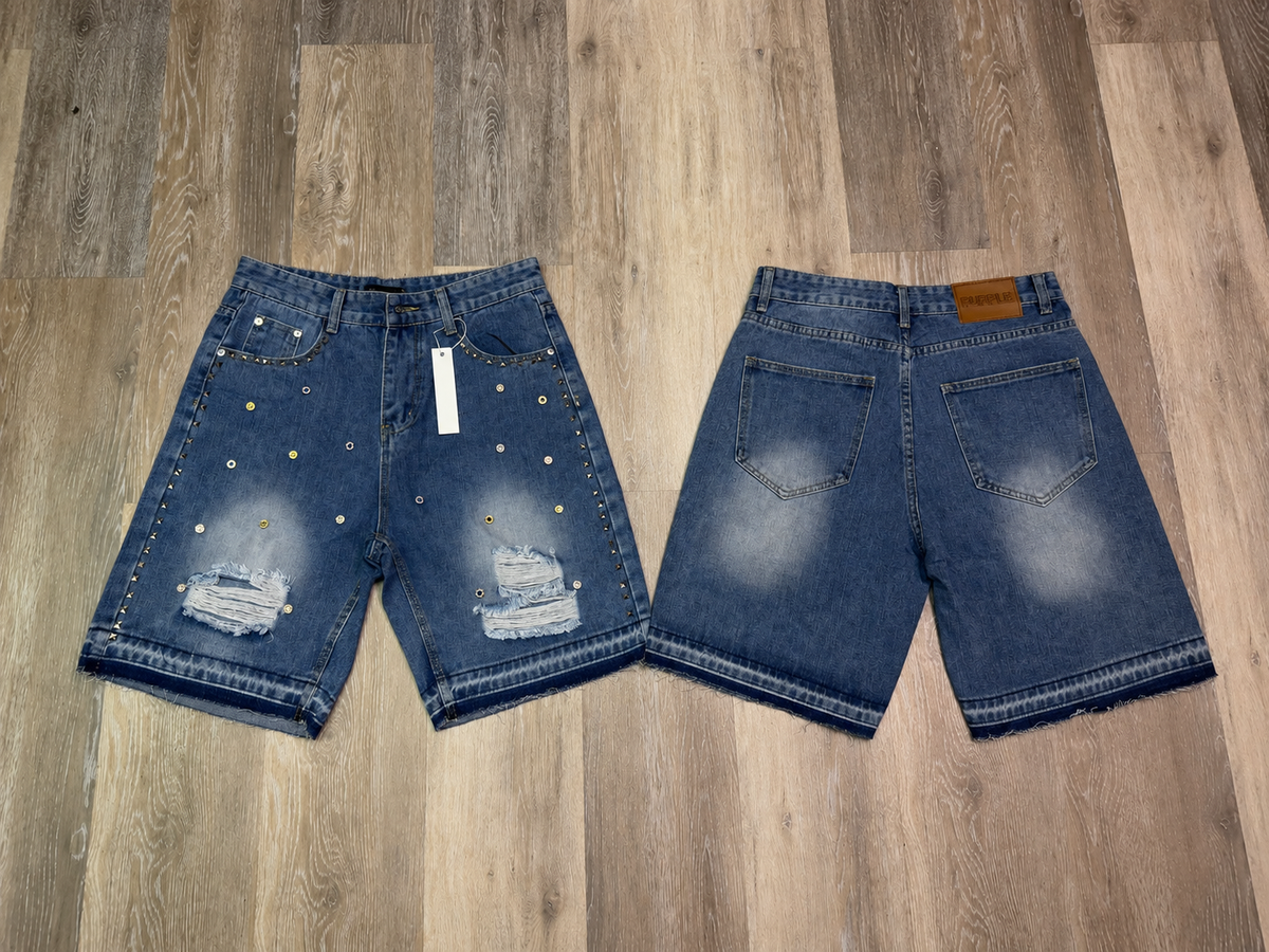 Blinding Stars Denim Shorts