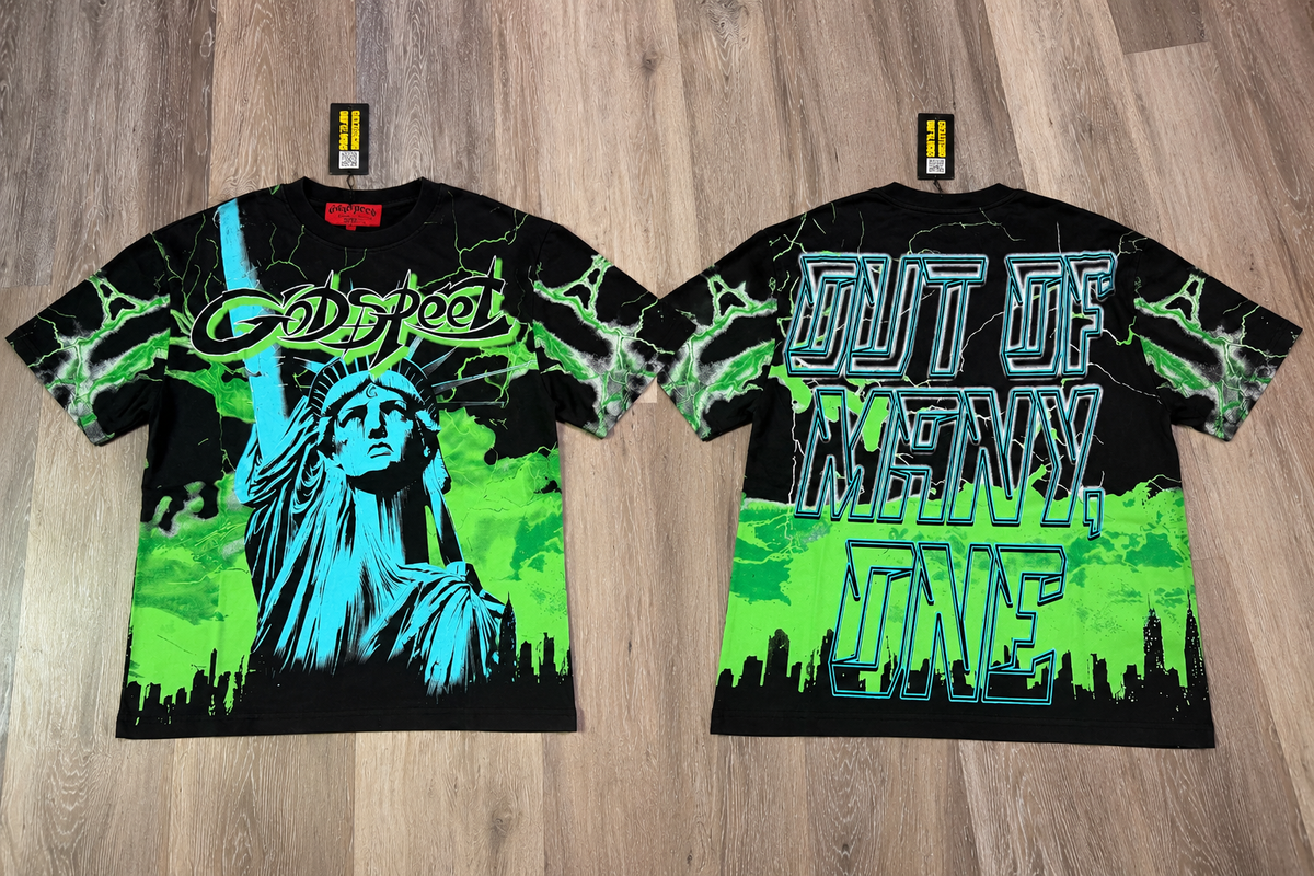Green Rain Graphic Tee