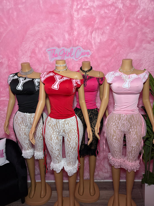 NYC Lace Capri Sets
