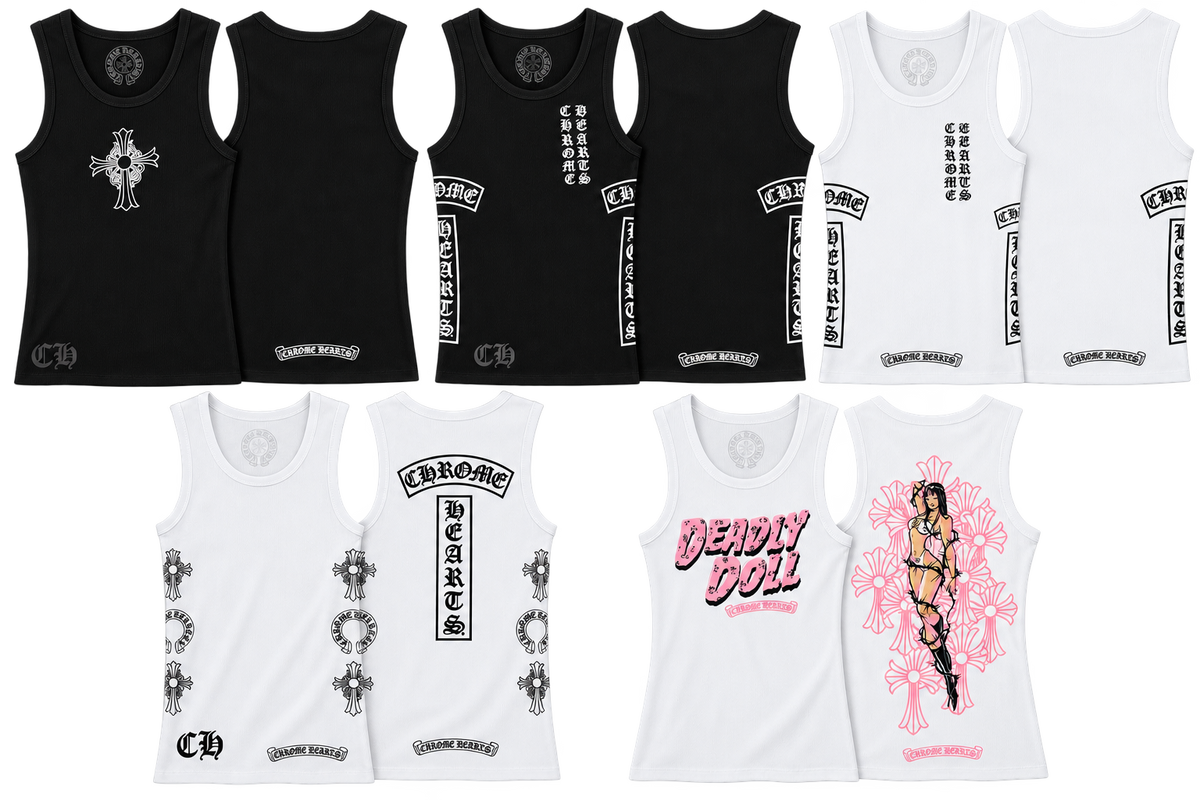 Chrome Tank Mini Dresses