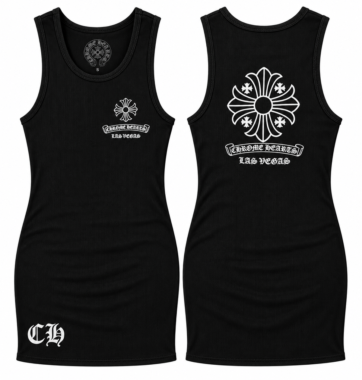 Chrome Tank Mini Dresses