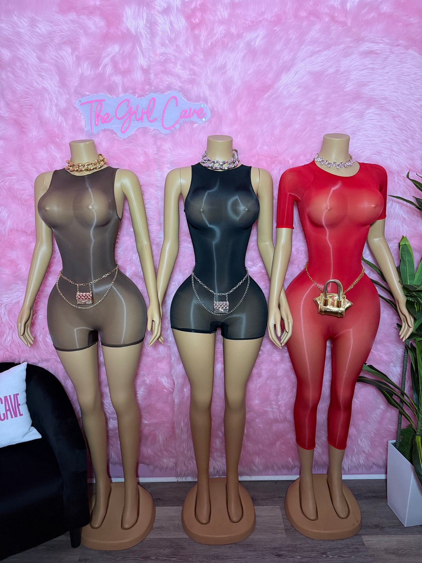 Sheer Rompers