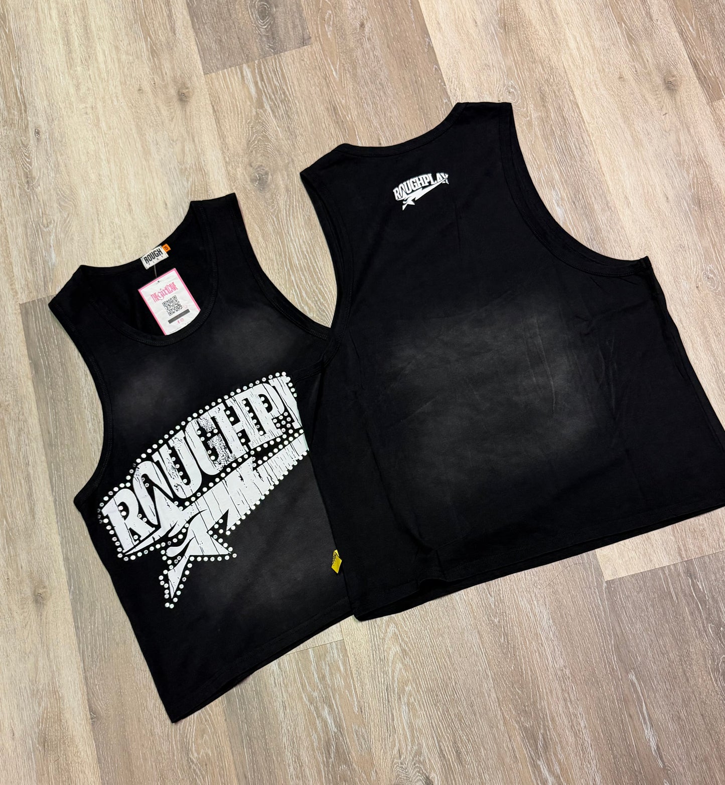 Black Shooting Star Tank Top