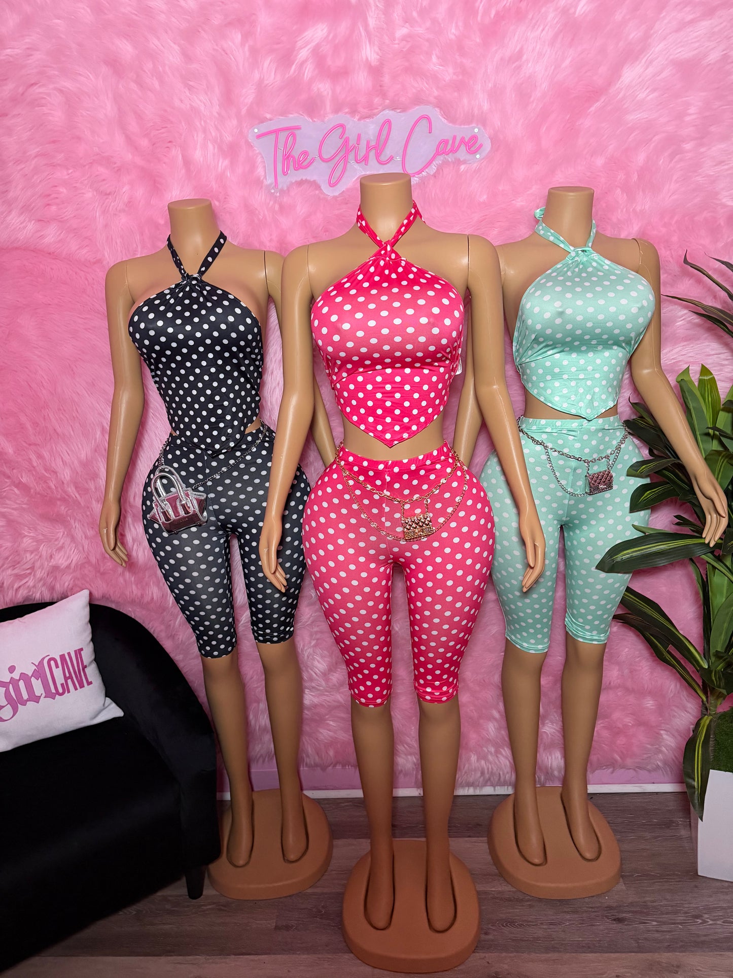 Halter Polka Dot Set
