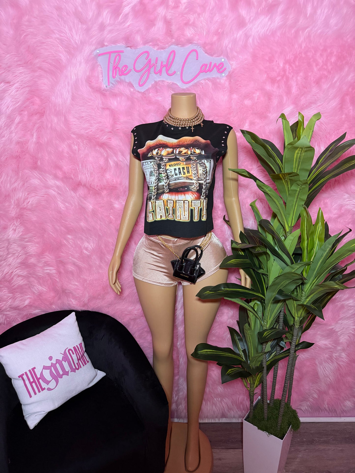 Grill $ Stud Short Set