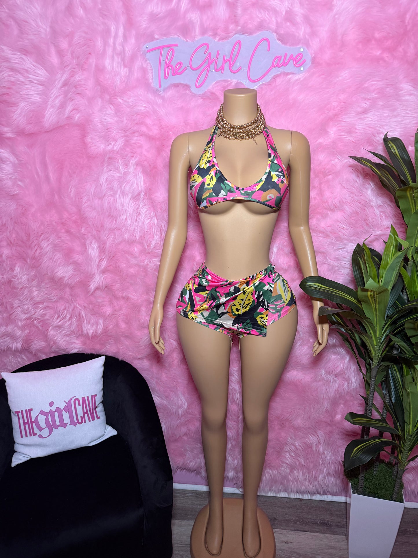 Flower Skort Set