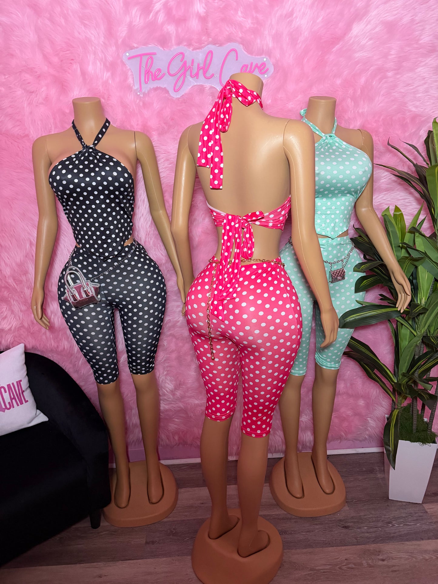 Halter Polka Dot Set