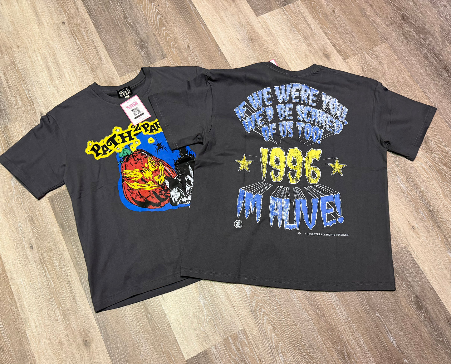 Grey Black Cat Graphic T-Shirt