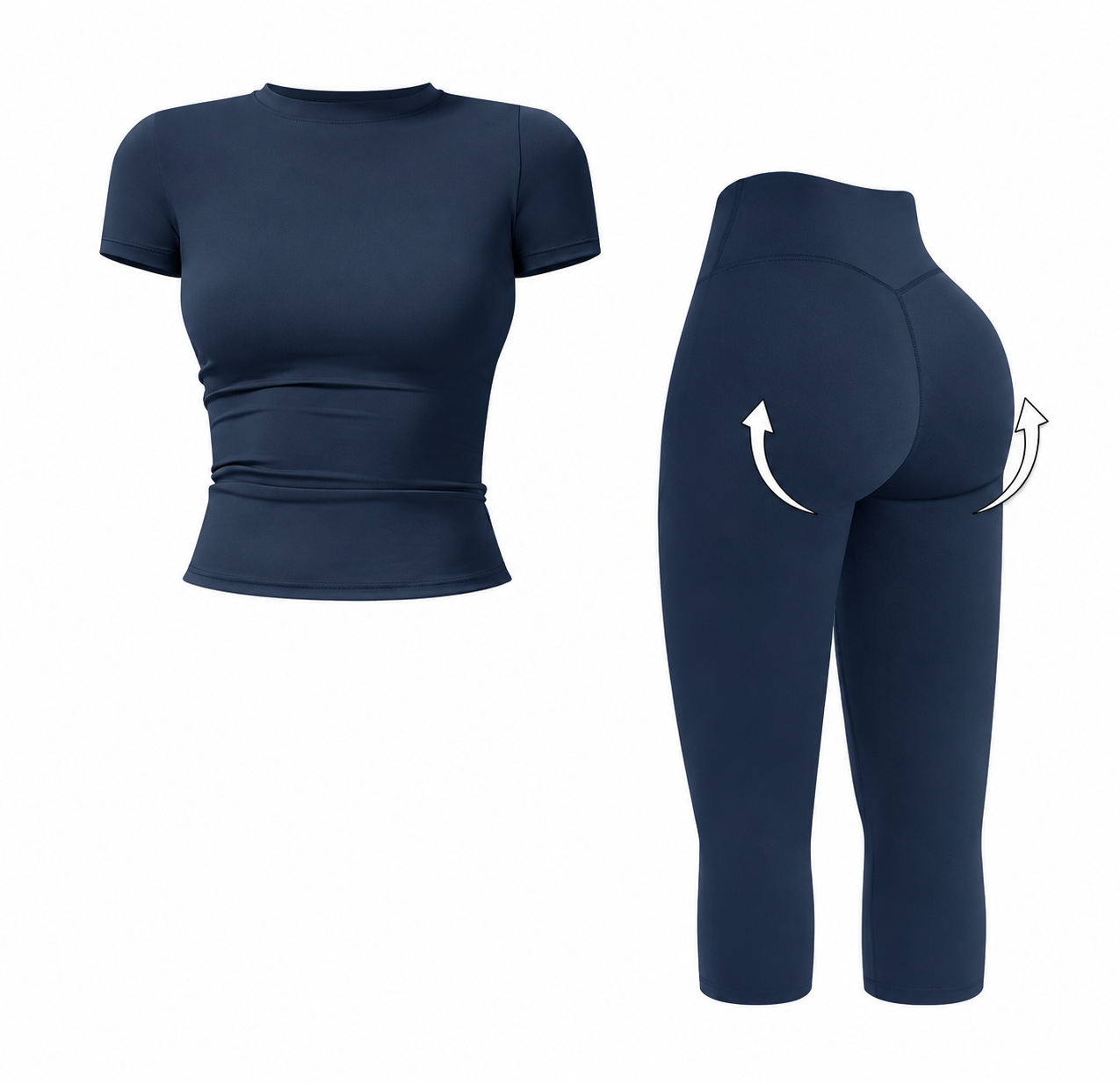 Athletic Capri Short Set