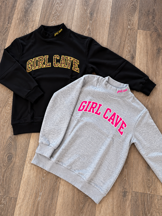 Girl Cave Mock Neck