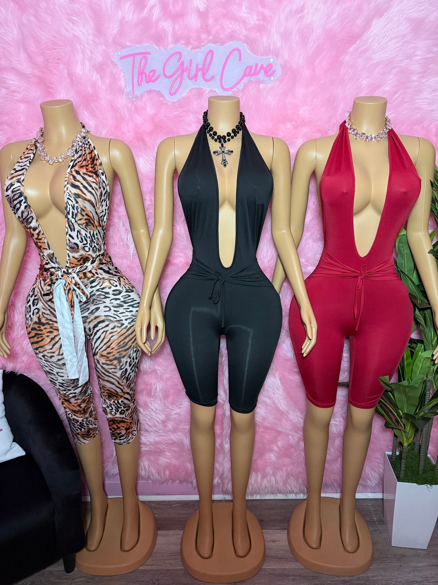 V Neck Rompers/ Jumpsuits