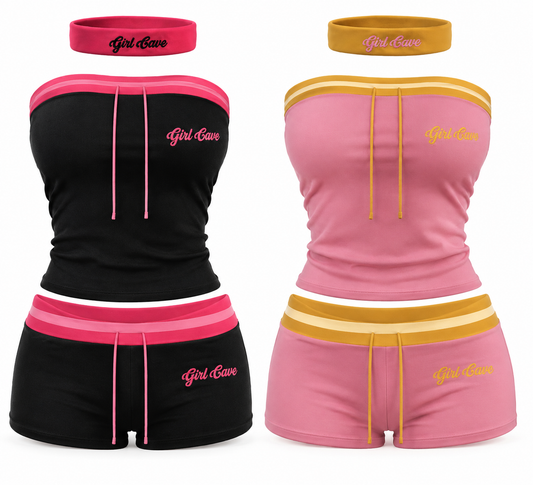 Girl Cave Strapless Sets