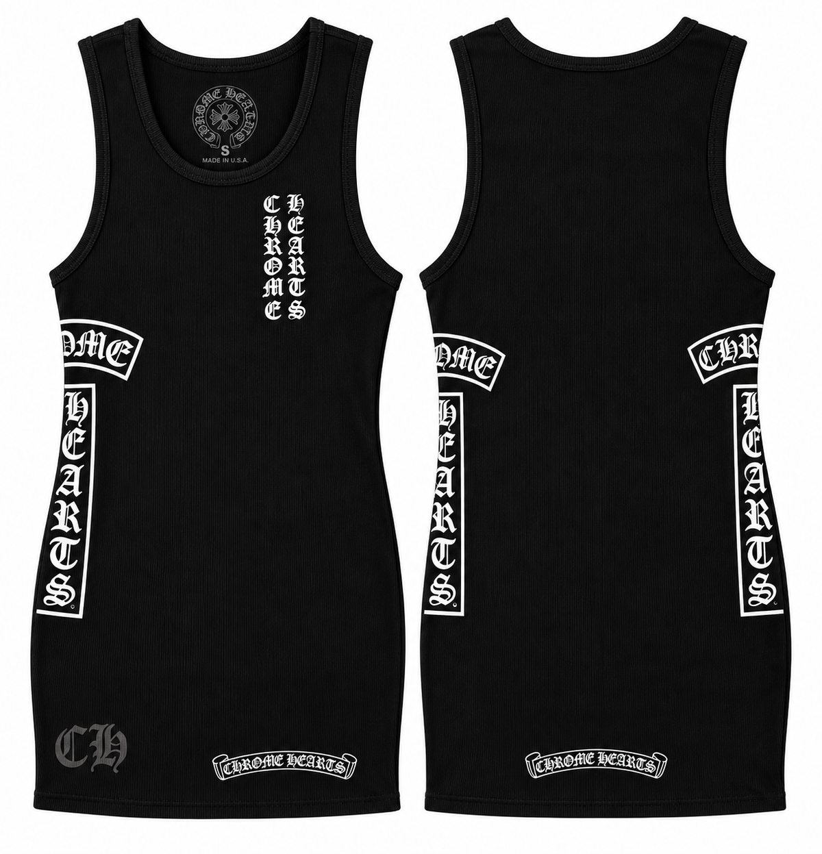 Chrome Tank Mini Dresses