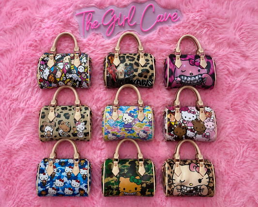 Print Pillow Hand Bags