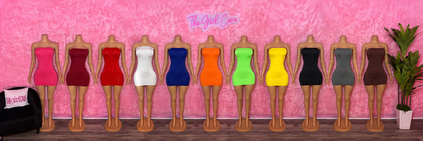 Strapless Mini Dress
