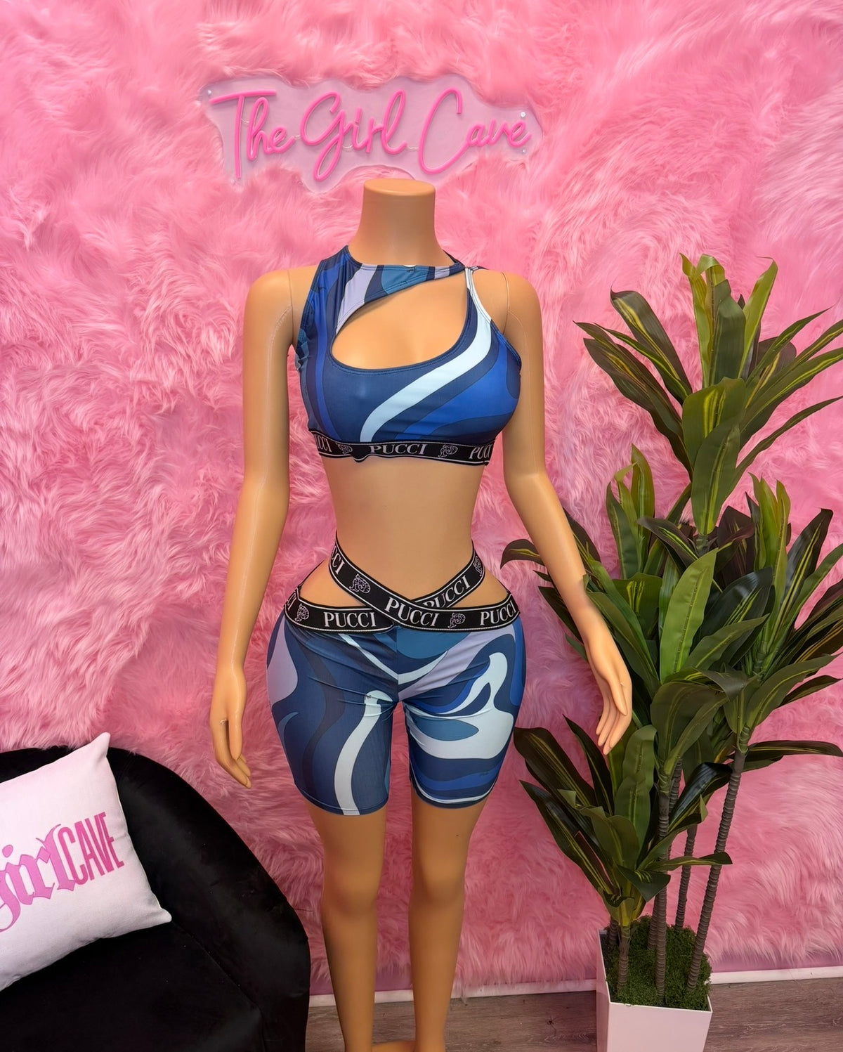 Swirl Biker Short Sets