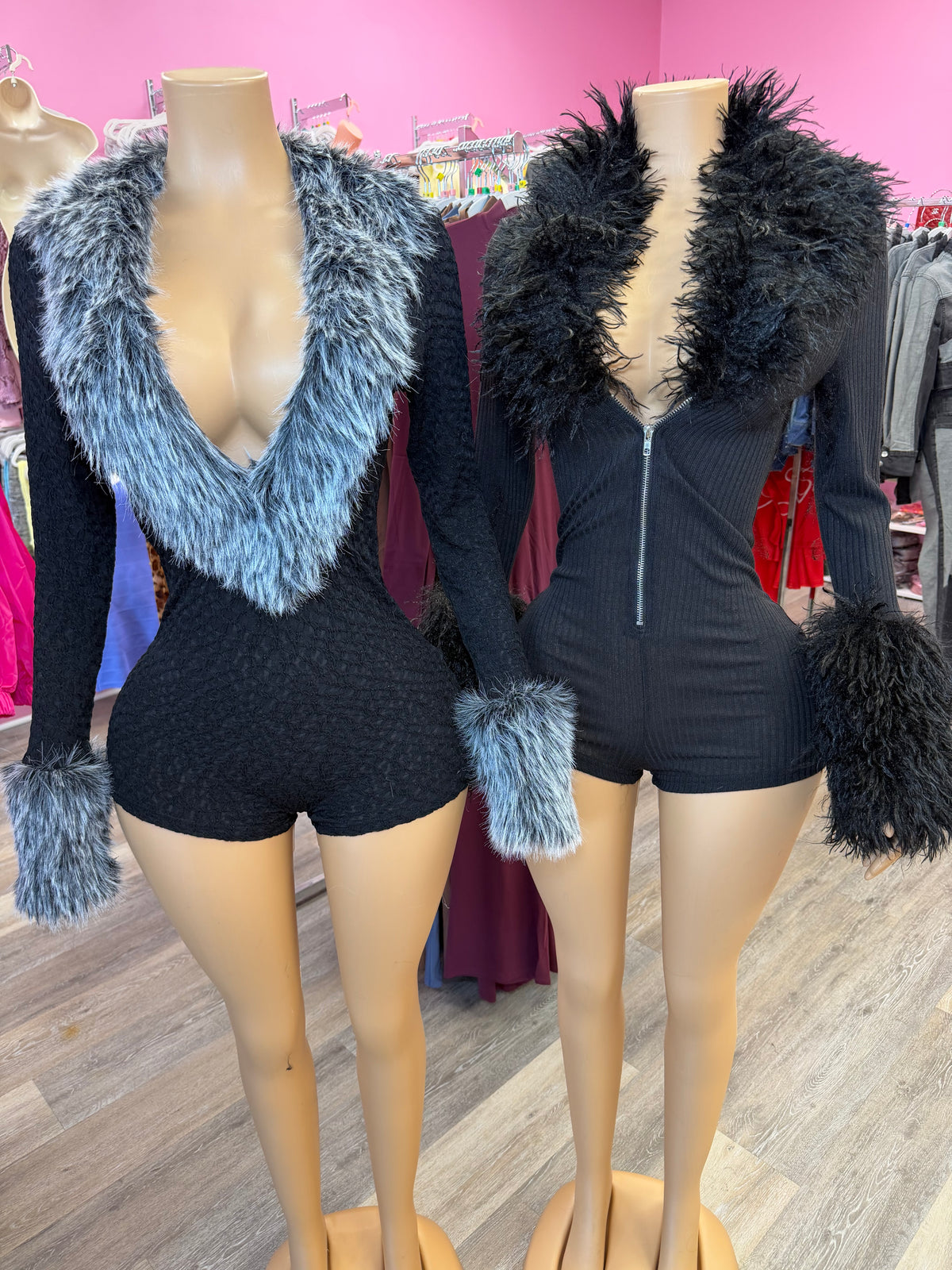 Fur Rompers