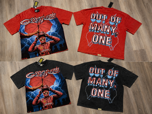 Red Umbrella Graphic T-Shirt