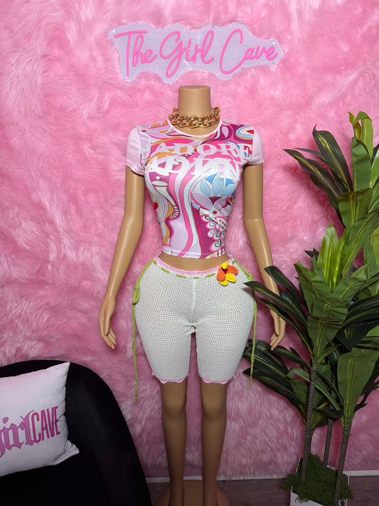 Crochet Capri Adore Set