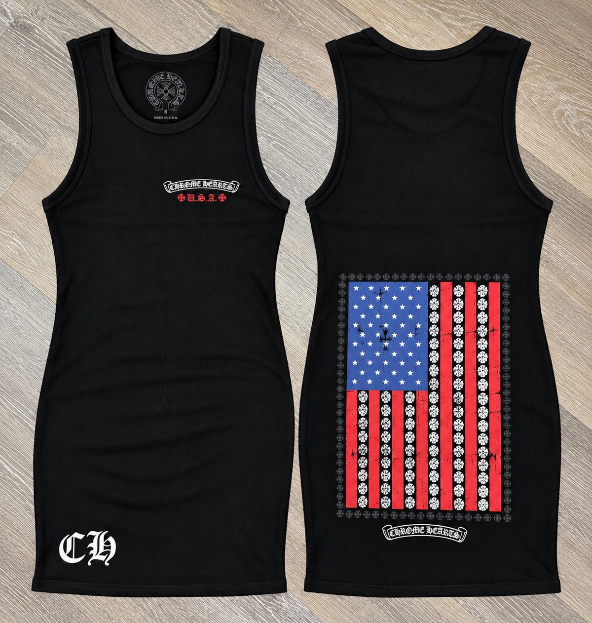 Chrome Tank Mini Dresses