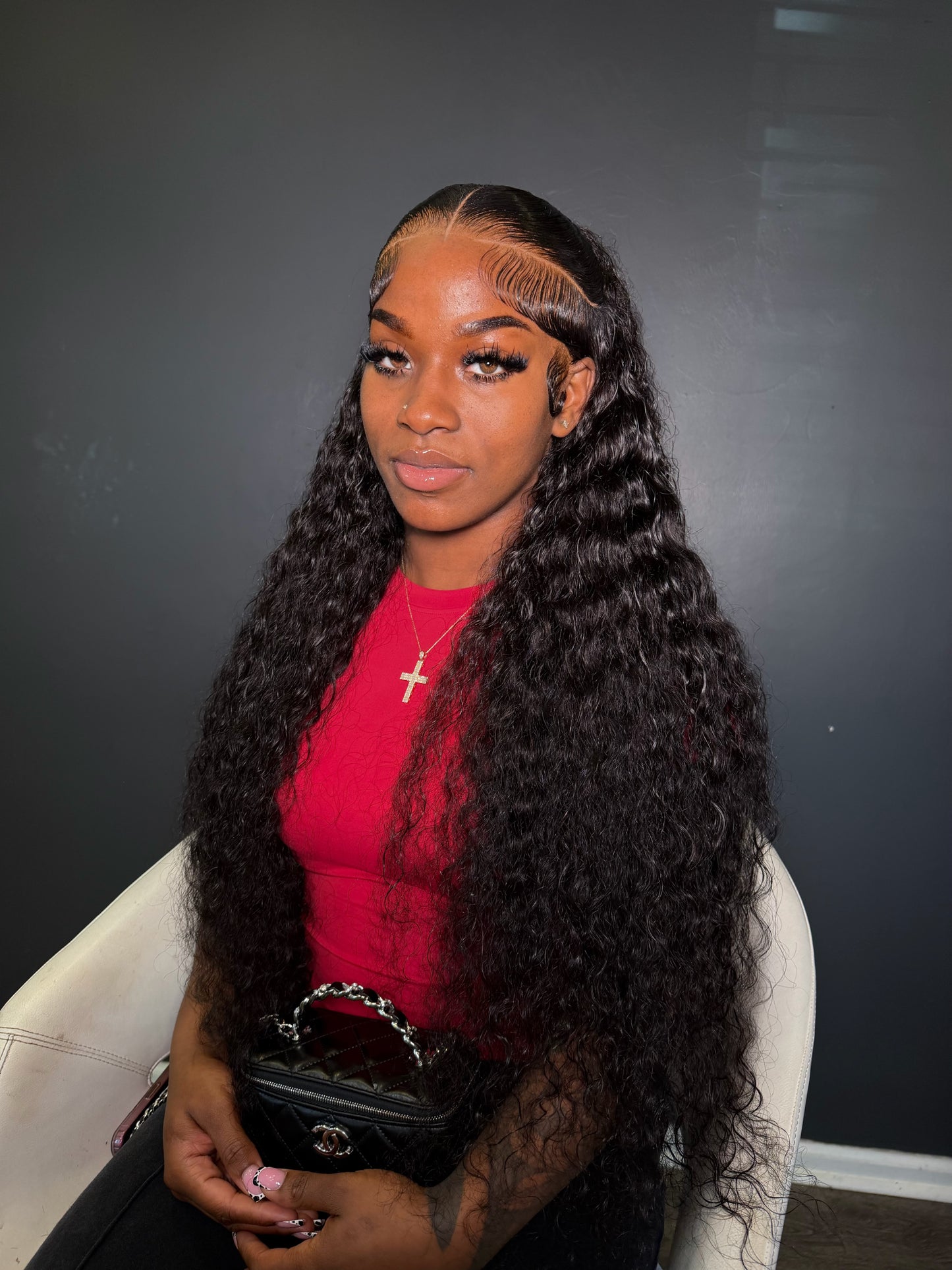 Indian Curly 13x6 Virgin Wigs 210% Density