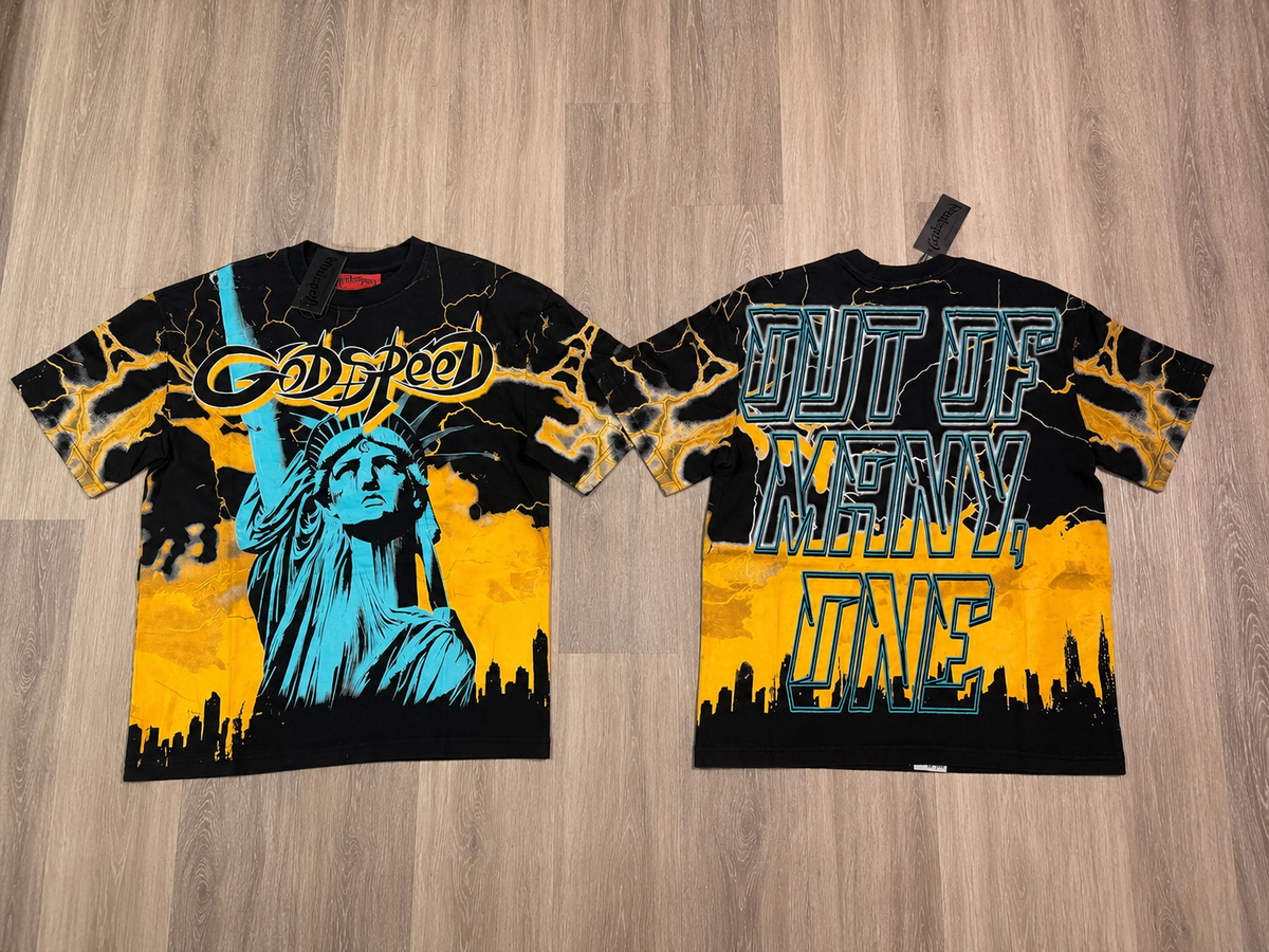 Yellow Lightning Liberty T-Shirt