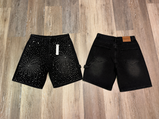 Firework Dazzled Denim Shorts