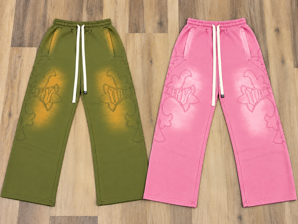 Embroided Design Sweatpants